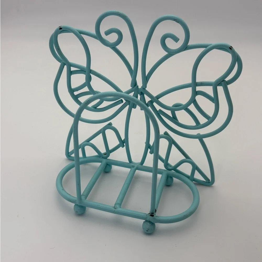 Butterfly Shaped Metal Napkin Holder